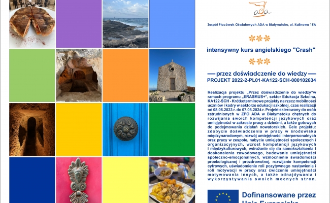 Mobilność 3: Intensive English course „Crash Course” – Malta